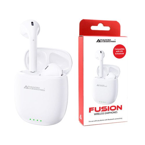 AA Fusion Wireless Earphones – White