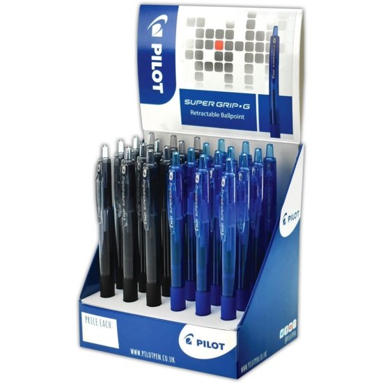ROLLERBALL PEN,Super Grip-G Blue/Black Retractable