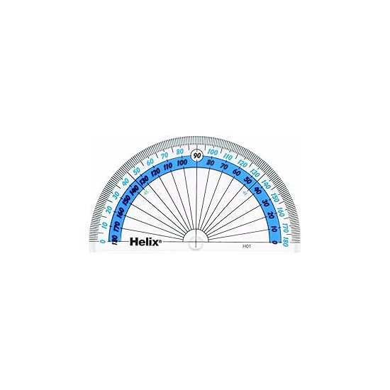 PROTRACTOR,10cm 180deg (Helix)