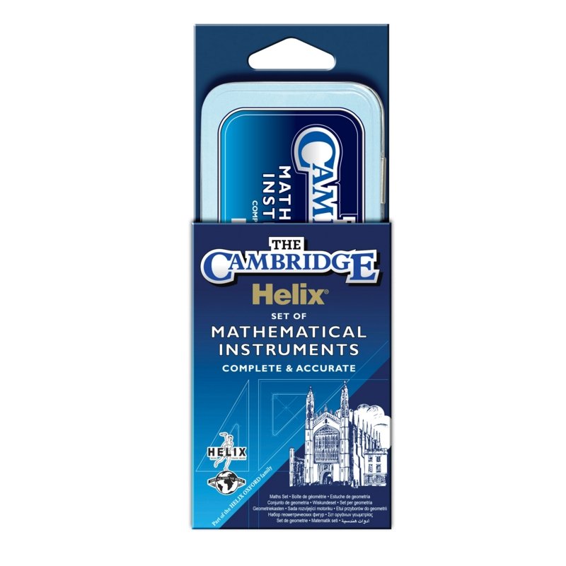 MATHS SET, Cambridge in Tin H/pk CDU