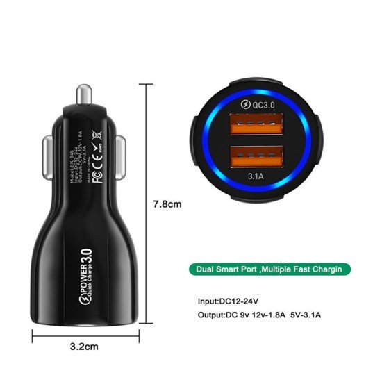 Dual Fast Car Charger