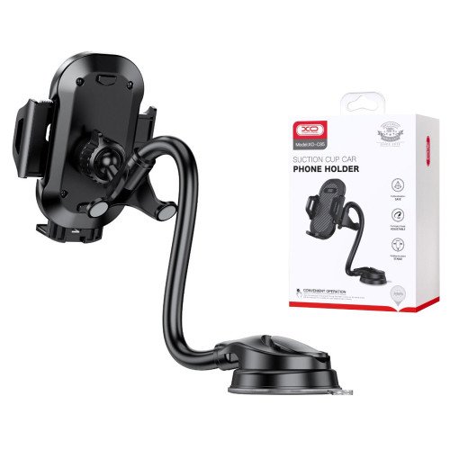 XO Flexible Suction Windscreen Holder – Black