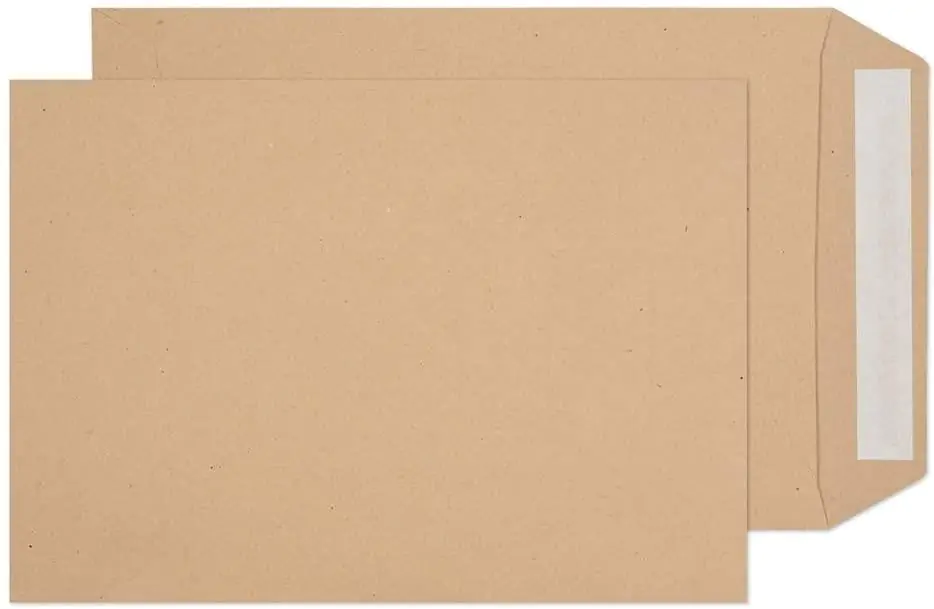 C5 (A5) manilla envelopes 115gsm peel and seal