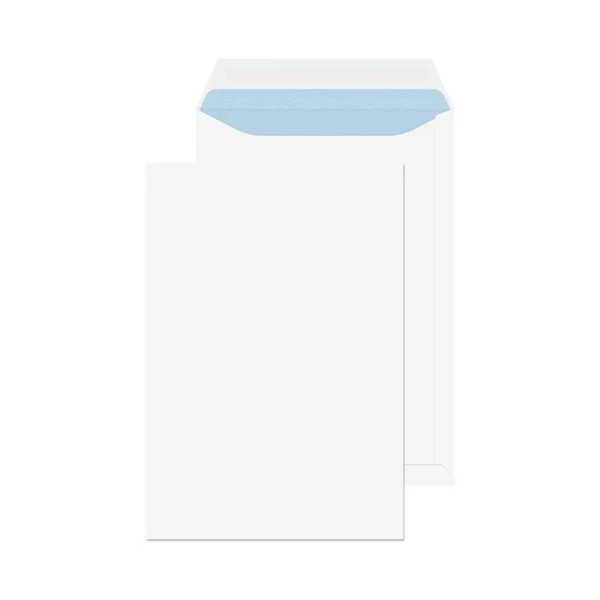 C4 white envelopes 90gsm pocket self seal