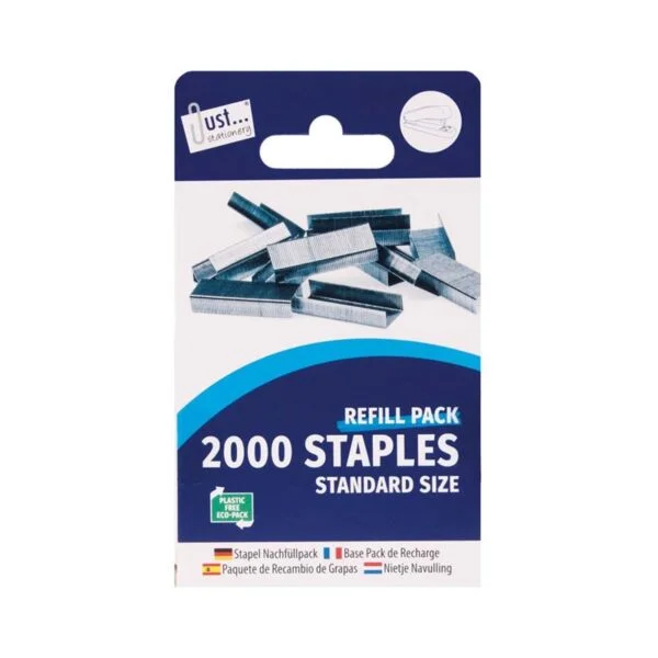 Just Stationery 2 x 1000 No 26/6 Staples