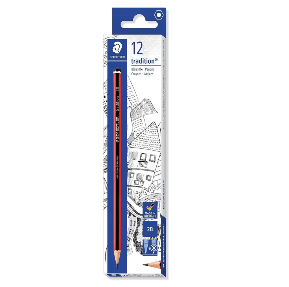 Staedtler tradition 110-2B graphite pencils(12)