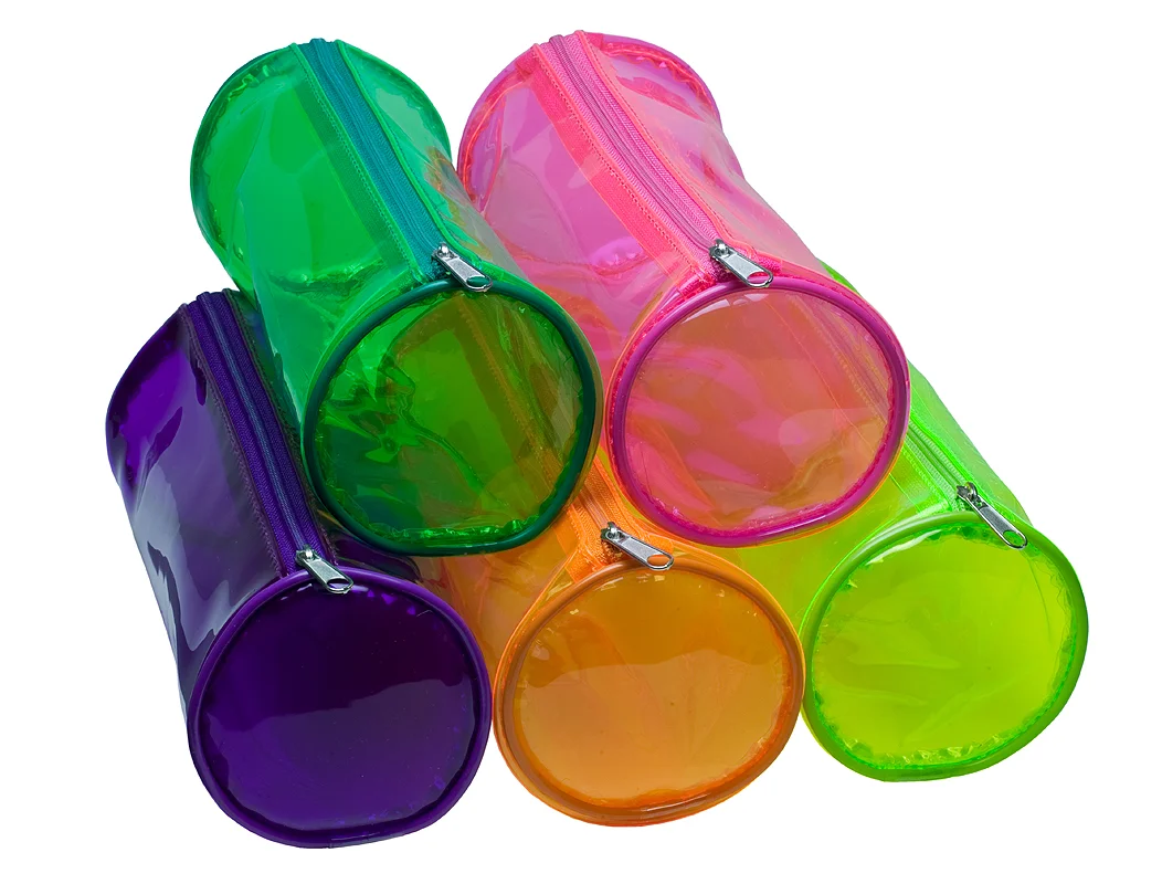 Tinted Cylindrical Pencil Case